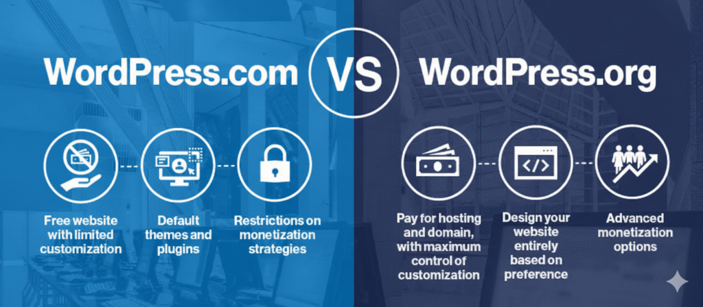WordPress.com vs WordPress.org